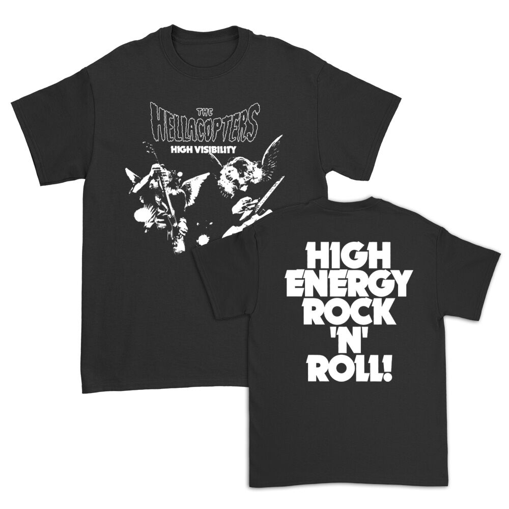 The Hellacopters High Visibility Tee Black