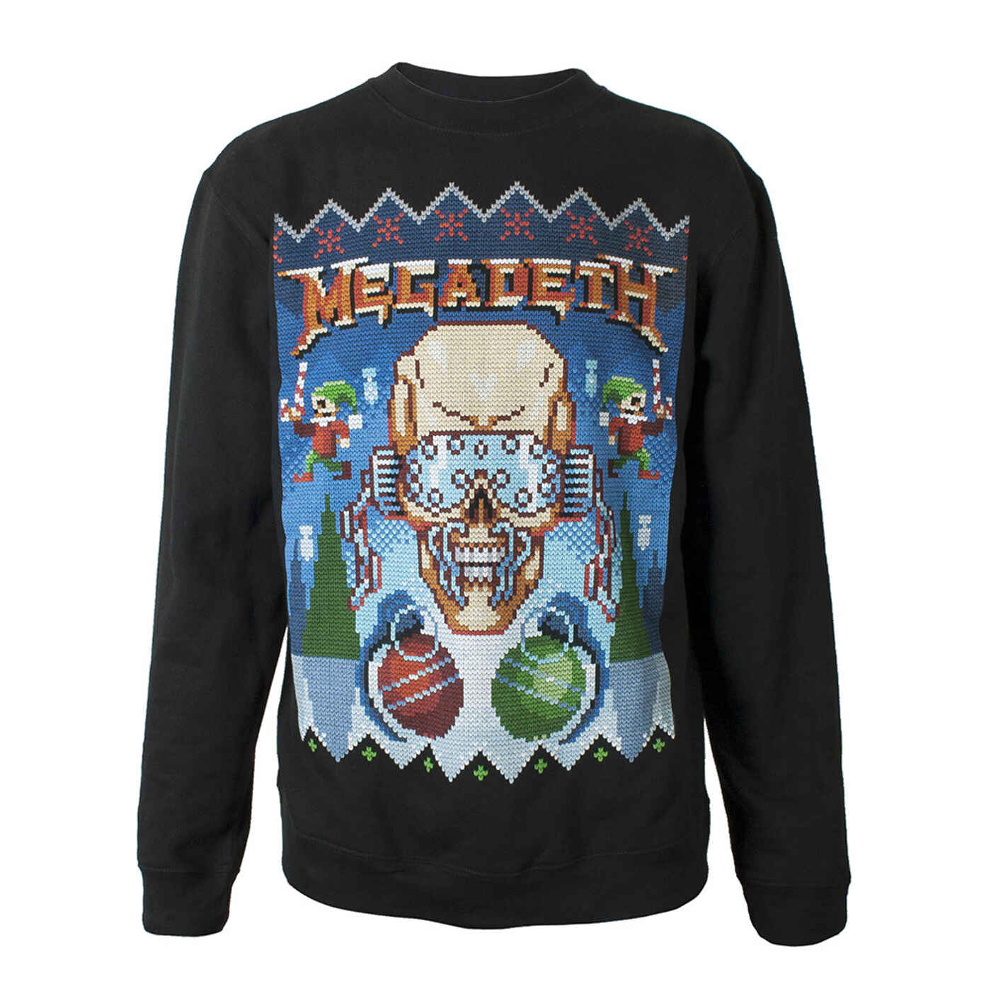 Ugly Megadeth Christmas Crewneck Sweatshirt